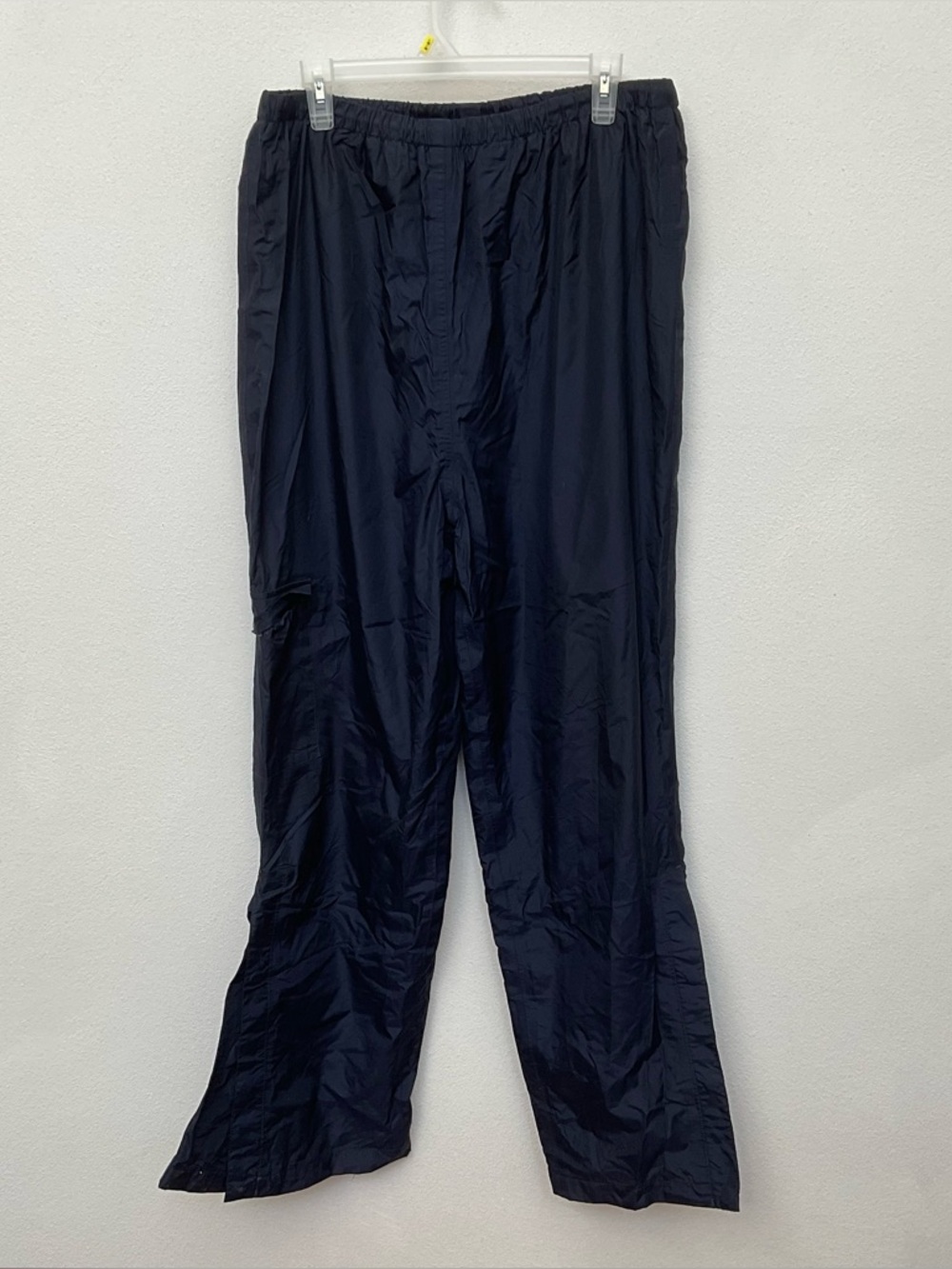 Coleman Navy Blue Nylon Waterproof Hiking Rain Pants Size Large Men's Camping